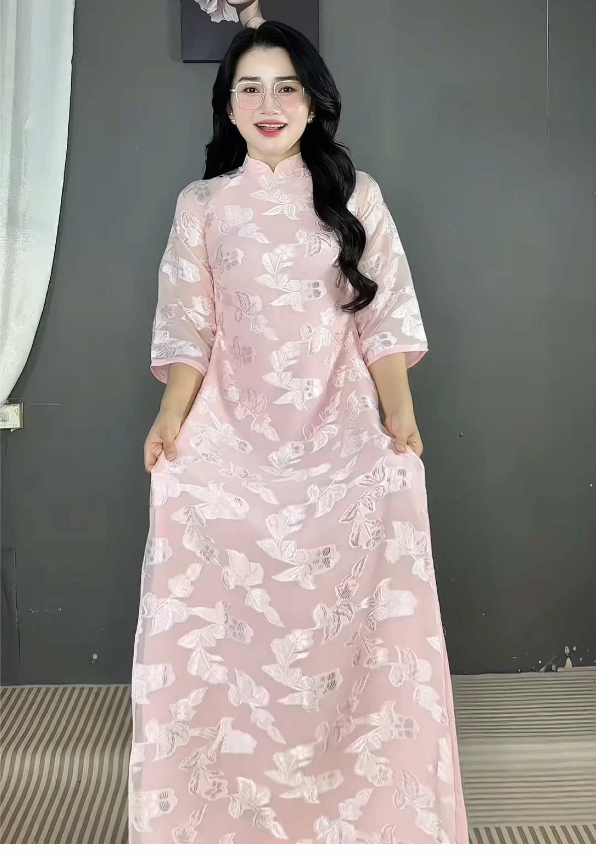 Cuối cùng em cũng mua được chiếc áo dài cách tân Dư Hy này chị em ạ #aodai #aodaitet #aodaicachtan #aodaithietke #gianghuongcardina 