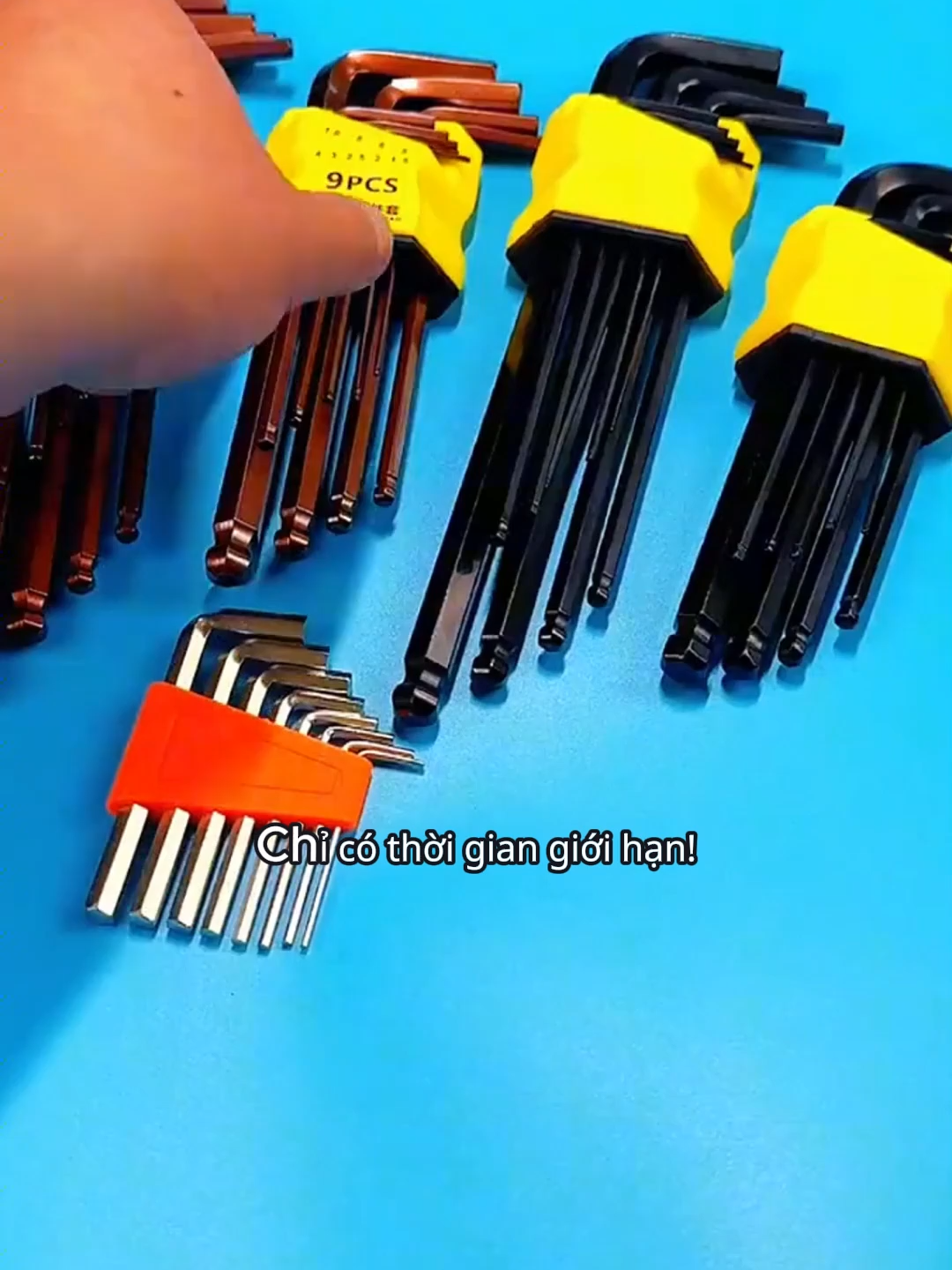 Bộ Dụng Cụ Mở Vít Lục Giác Lõm Đức - Thép S2 Siêu Cứng, Chất Lượng Cao