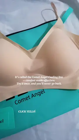 Effortless comfort, every day 🌤️ No wires. No marks. Just pure comfort with Comet Angel’s cooling bra 🩱✨ #CometAngel #comfortbra #wirelessbra #coolingbra #everydayessentials 