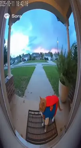 Super chat !!!!! 🤣 #sora2 #chat #superman #ia #pourtoi 