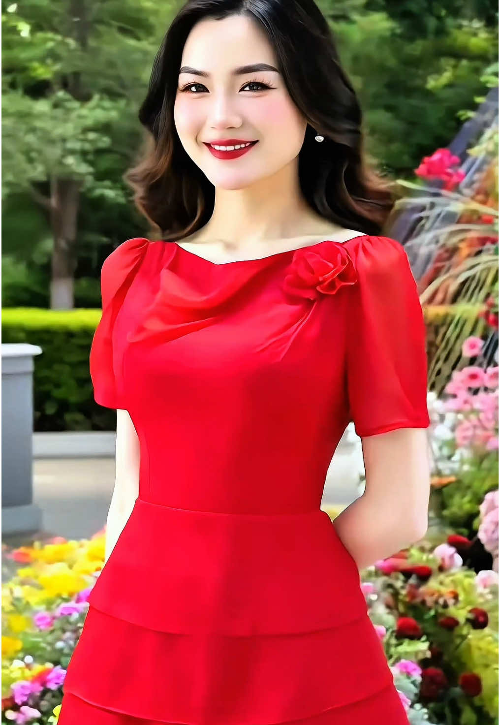 🌸🌼🍀 Váy đi tiệc xếp tầng dành cho chị em đi tiệc, chất vải mềm mịn thoáng mát không cộm ngứa, váy được chiếc eo và phân tầng ở chân váy, giúp chị em che được    khuyết điểm, khiến chị em tự tin hách dáng và ăn ảnh khi chụp 😘 🍀🌸#vaydutiecsangchanh #vaydutieccuoi #damdidamcuoi #damtrungnien #vaytrungnien 