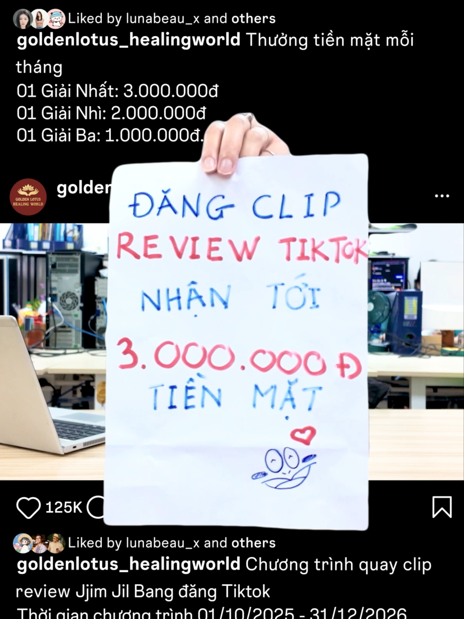 ĐĂNG 𝐑𝐄𝐕𝐈𝐄𝐖 𝐓𝐈𝐊𝐓𝐎𝐊 - 💰NHẬN NGAY TIỀN MẶT LÊN TỚI 𝟑𝐓𝐑 ĐỒNG! #GoldenLotusHealingWorld #wellnessspa #Q2 #jjimjilbang #xonghoihanquoc #relaxspa #spa #xonghoi #dep #suckhoe #healthy
