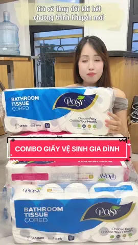 Combo giấy vệ sinh gia đình #hiensonnet #sonnetgroup #giayvesinh #giayposy 