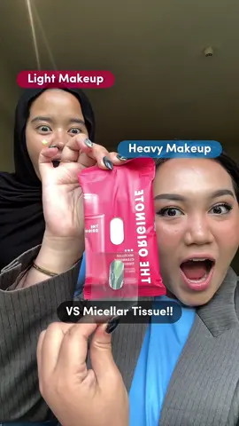 Micellar Tissue siap hapus semua dosa-dosa OGs🤩🤍 #TheOriginote #MicellarTissue #MakeupRemover #MicellarWater #Makeup 