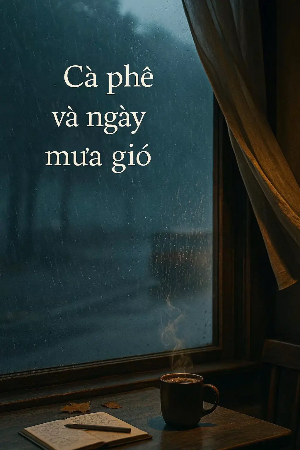 Ngày mưa gió, quán cà phê trở thành chỗ trú ẩn nhỏ bé. Tiếng mưa rào, tiếng gió thổi qua khe cửa, tất cả như một bản nhạc nền cho tâm hồn. Ta ngồi bên ly cà phê ấm nóng, thấy mình bé nhỏ giữa thế giới rộng lớn, nhưng cũng thấy an toàn vì còn một nơi để dừng lại. Mưa gió ngoài kia chẳng thể nào chạm đến khoảnh khắc bình yên này. Có khi, những ngày mưa gió lại dạy ta trân @Cà Phê & Đời #foryoupage❤️❤️  