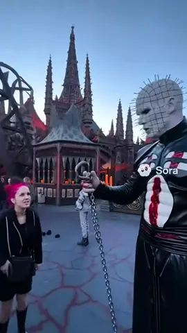Hellraiser Park #spooky #hellraiser #themepark #halloween #horrortok 