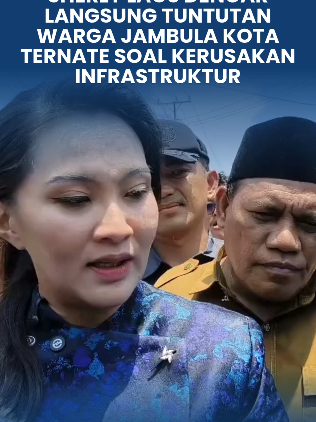 Gubernur Maluku Utara Sherly Laos turun langsung untuk dengar aspirasi warga Kelurahan Jambula, Kecamatan Pulau Ternate, Kota Ternate, Maluku Utara, Senin (13/10/2025). Sherly Laos dengar protes warga setempat terhadap Pemerintah Kota Ternate yang dinilai tutup mata terhadap kerusakan infrastruktur dan kesulitan masyarakat pesisir. #tribunternate #sherlylaos #malukuutara