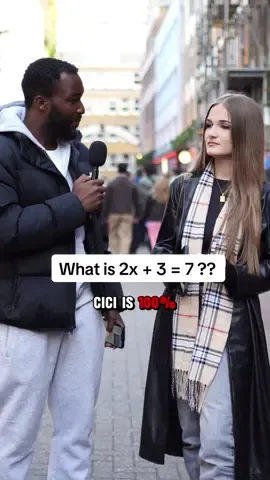 What is 2x + 3 = 7 ??  #ai #cici #uk #dola #foryoupage❤️❤️ 