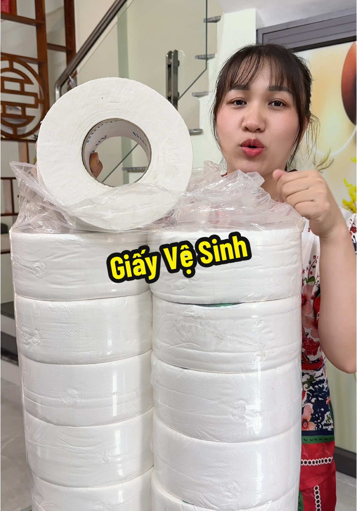 Giấy Vệ Sinh cuộn 500g#giayvesinh #giayvesinhcongnghiep #giayvesinhtreotuong #duongthapcam3 