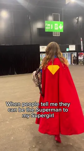 Ew. They are cousins 😭 I get some people are trying to flirt but this ain’t Alabama.  Everyone at Comic-Con Scotland was so nice tho! People kept telling me that I looked Super 🙄 Got to see a few other Supergirls and even Supermen! You all looked amazing 🫶 #comicconscotland #supergirl #superman #badflirting #cosplay 