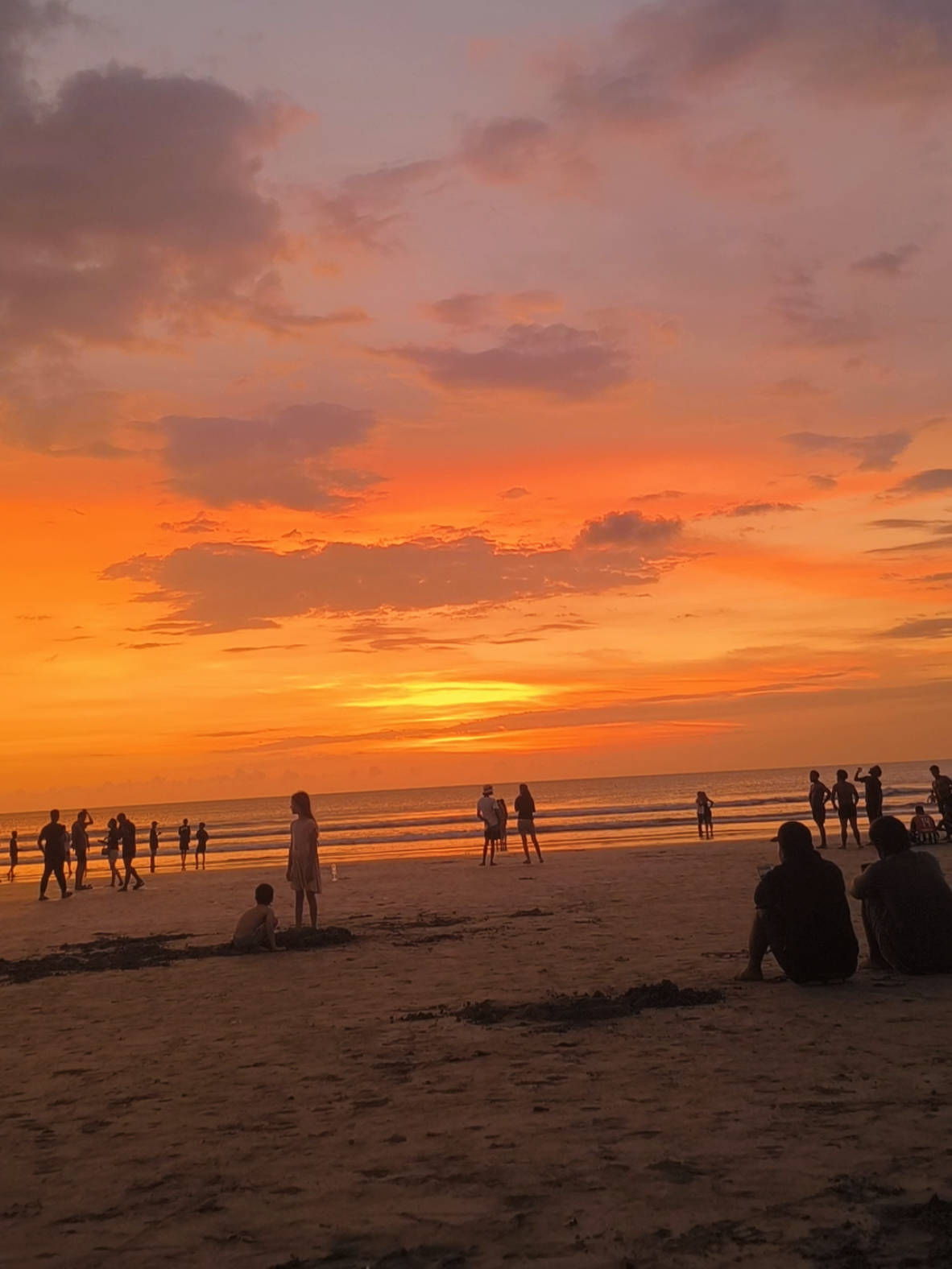 sunset kuta beach  #mentahanvideo #BaliSunset #GoldenHour #KutaBeach #SunsetKuta 