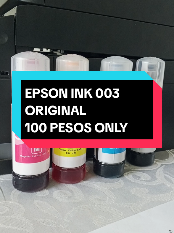 genuine ink = epson ink! #epson #epsonink #ink #printing #printerink 