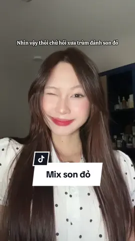 cứ tưởng makeup này hong hợp son đỏ #xuhuong cre idea : @Hê 