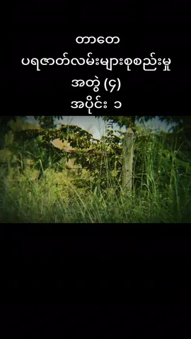 #တာတေ #ပရဇာတ်လမ်းများစုစည်းမှု #အတွဲ၄#အပိုင်း၁