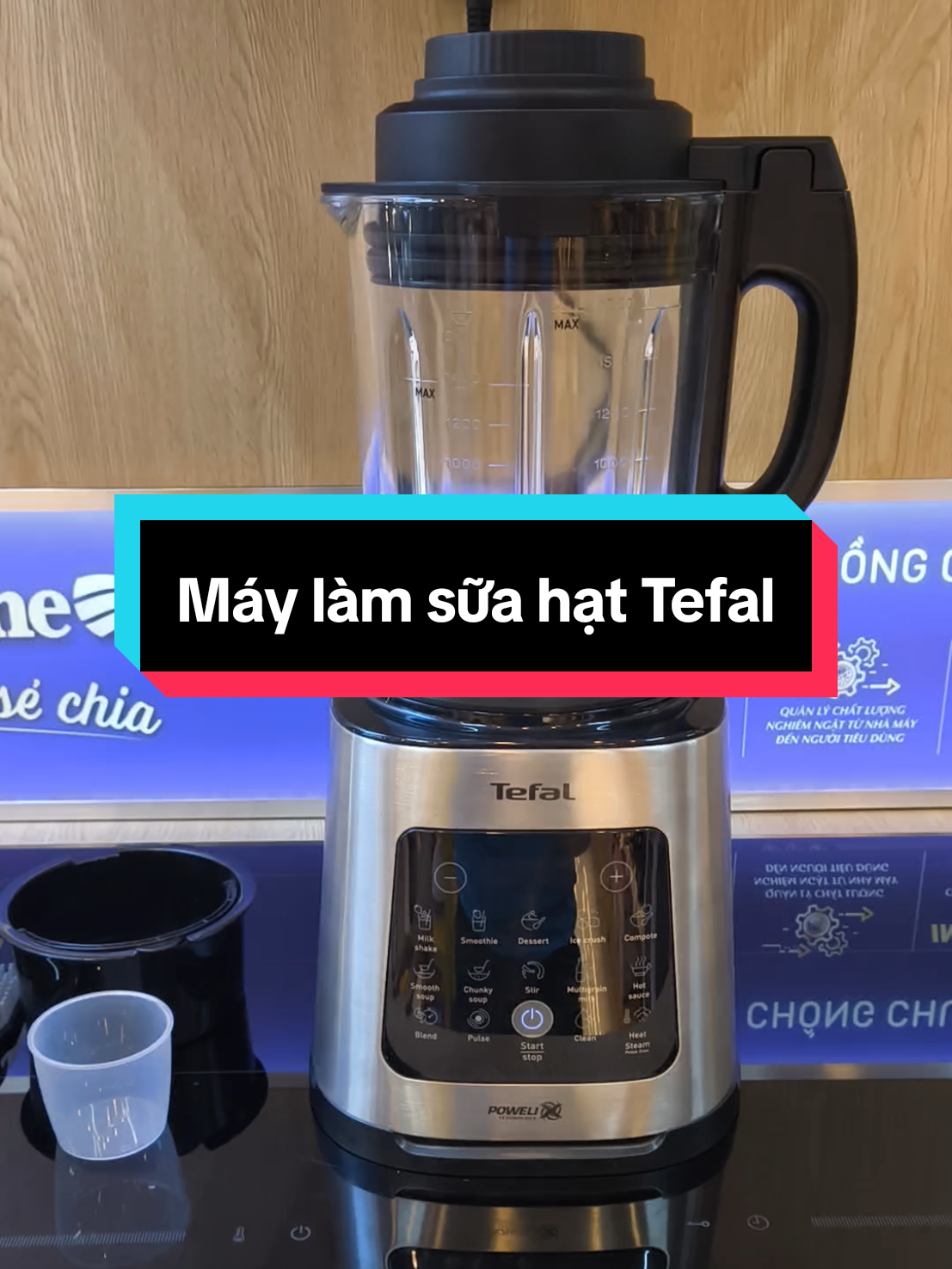 Máy làm sữa hạt đa năng cao cấp Tefal. Công suất lớn,nấu nhanh. Bảo hành 2 năm. #tefal #dobep #xuhuong#diengiadung #maylamsuahat 