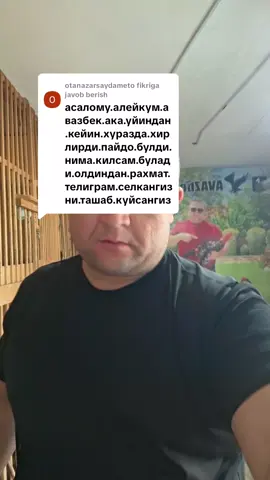 @otanazarsaydametoga javob 