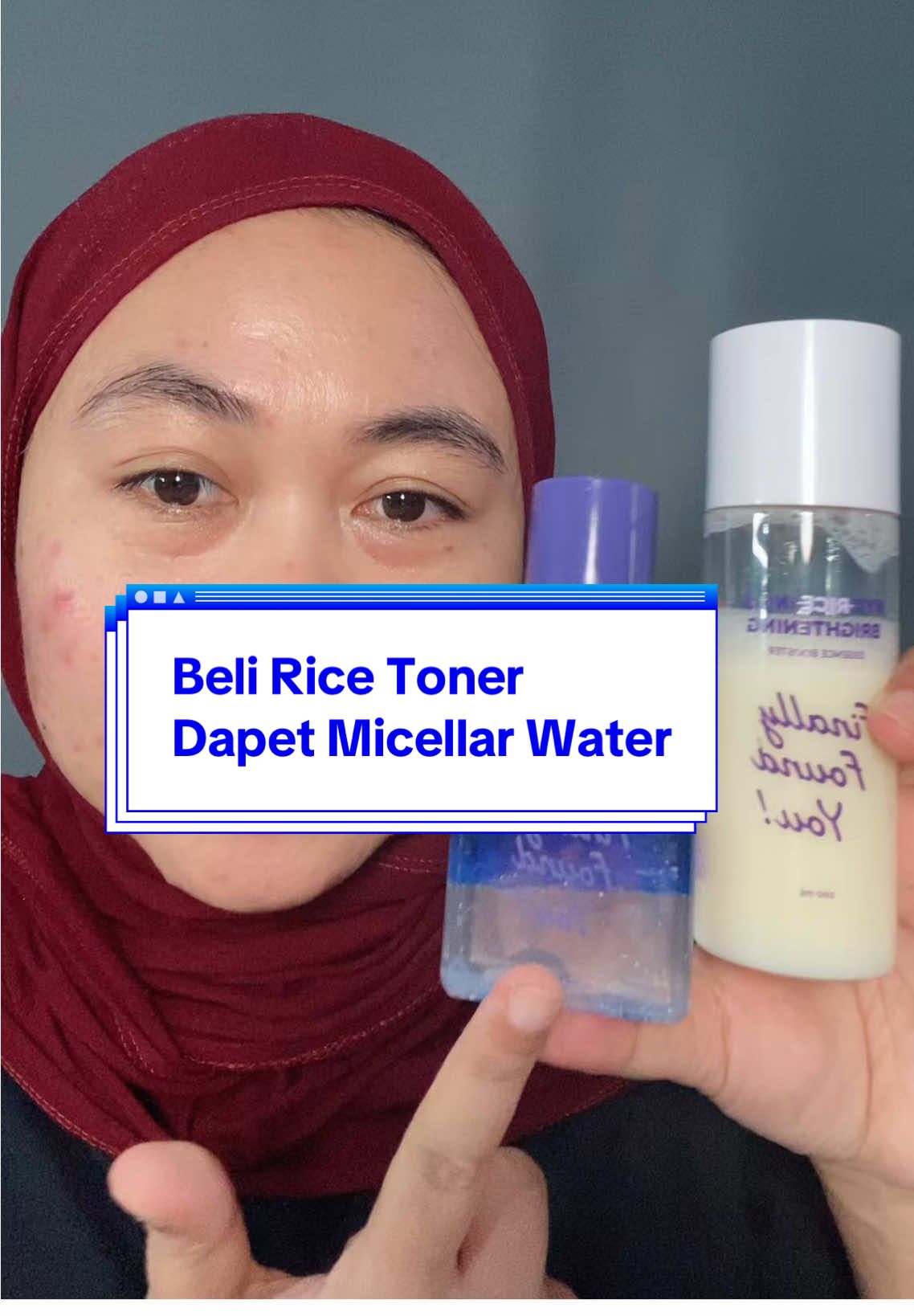 Beli Rice Toner dapet Micellar Water #finallyfoundyou 