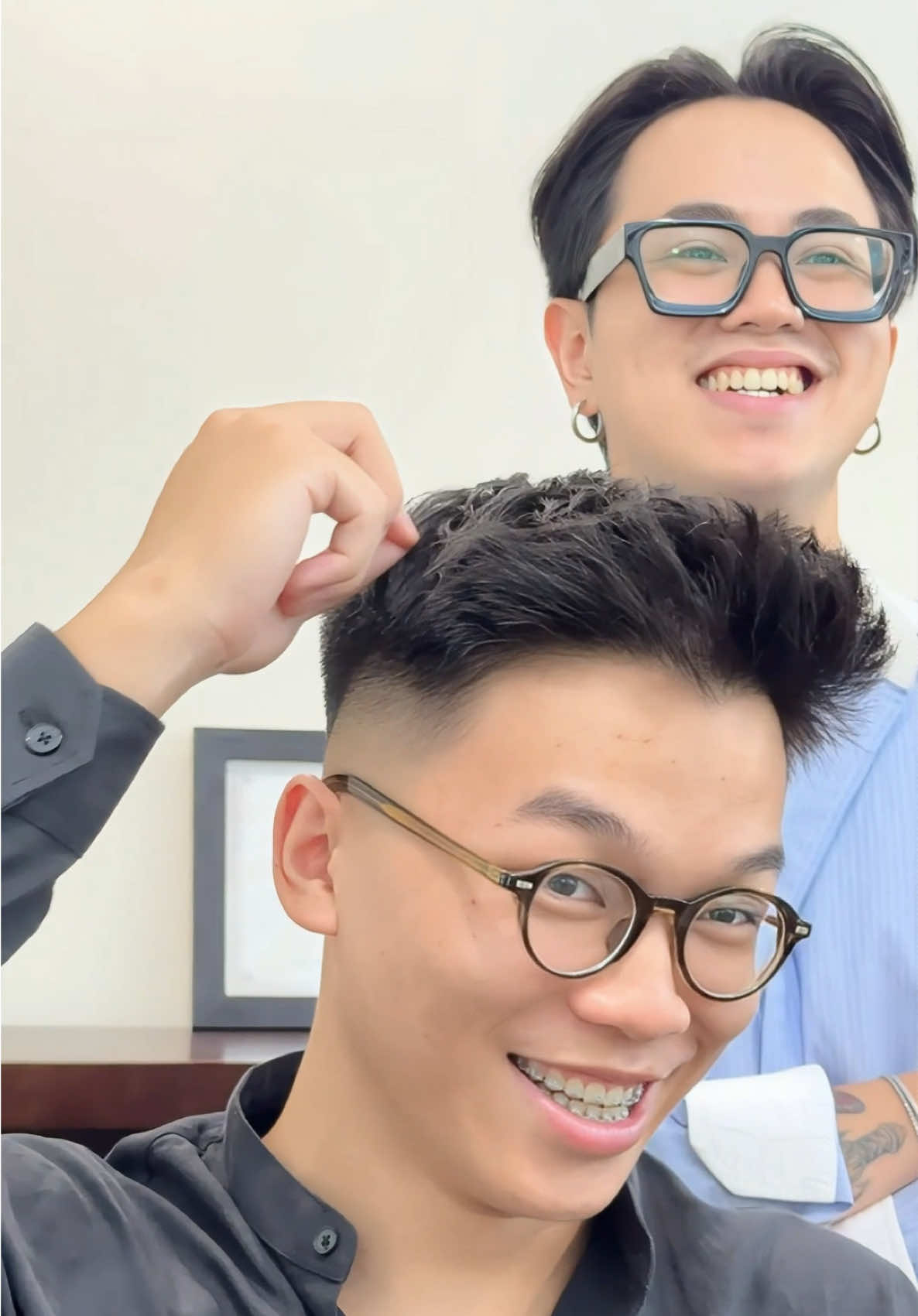 Hết hè xuống tóc 🙄 anh em thấy có hợp lý 🫶🏻 #tuancahoi #mrcahoi #viral #bienhinh #cahoibarber 
