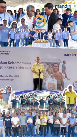Selama 27 tahun, Bank Mandiri tumbuh bersama masyarakat dengan semangat berbagi dan menguatkan ekonomi bangsa. Melalui Program Pasar Murah Mandiri di Nusa Tenggara Timur, Bank Mandiri menegaskan komitmen nyata untuk memperkuat daya beli masyarakat dengan menghadirkan 5000 paket sembako murah. Tak hanya itu, Bank Mandiri juga mendukung UMKM dari berbagai daerah,sebagai langkah akselerasi pertumbuhan UMKM yang menjadi tulang punggung ekonomi di Nusa Tenggara Timur. Lebih dari sekadar perayaan, inilah wujud nyata kepedulian dan komitmen Bank Mandiri dalam meningkatkan kesejahteraan masyarakat di Nusa Tenggara Timur serta menghadirkan  #SinergiMajukanNegeri #fyp #nttpride🏝🔥 #ayobangunntt #lifeatmandiri 