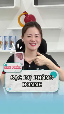 Sạc dự phòng BONNE – Nhỏ gọn, sạc nhanh, mang đi khắp nơi! #tao247 #sacduphong #sacduphongkhongday #congnghe 