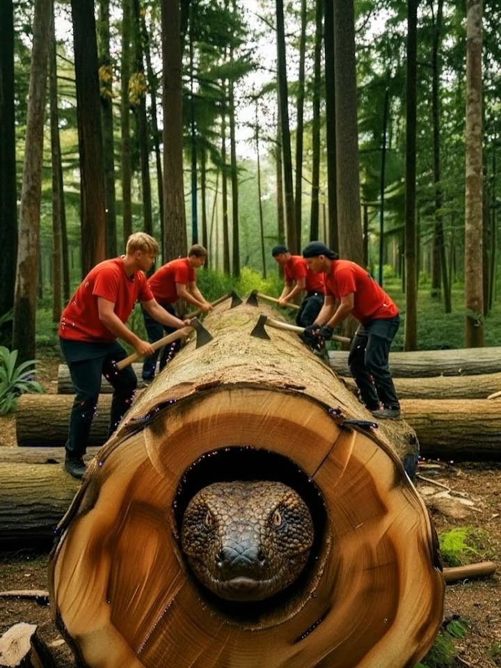 Rescue Gila Monster  from a giant log #animals #funny #shorts