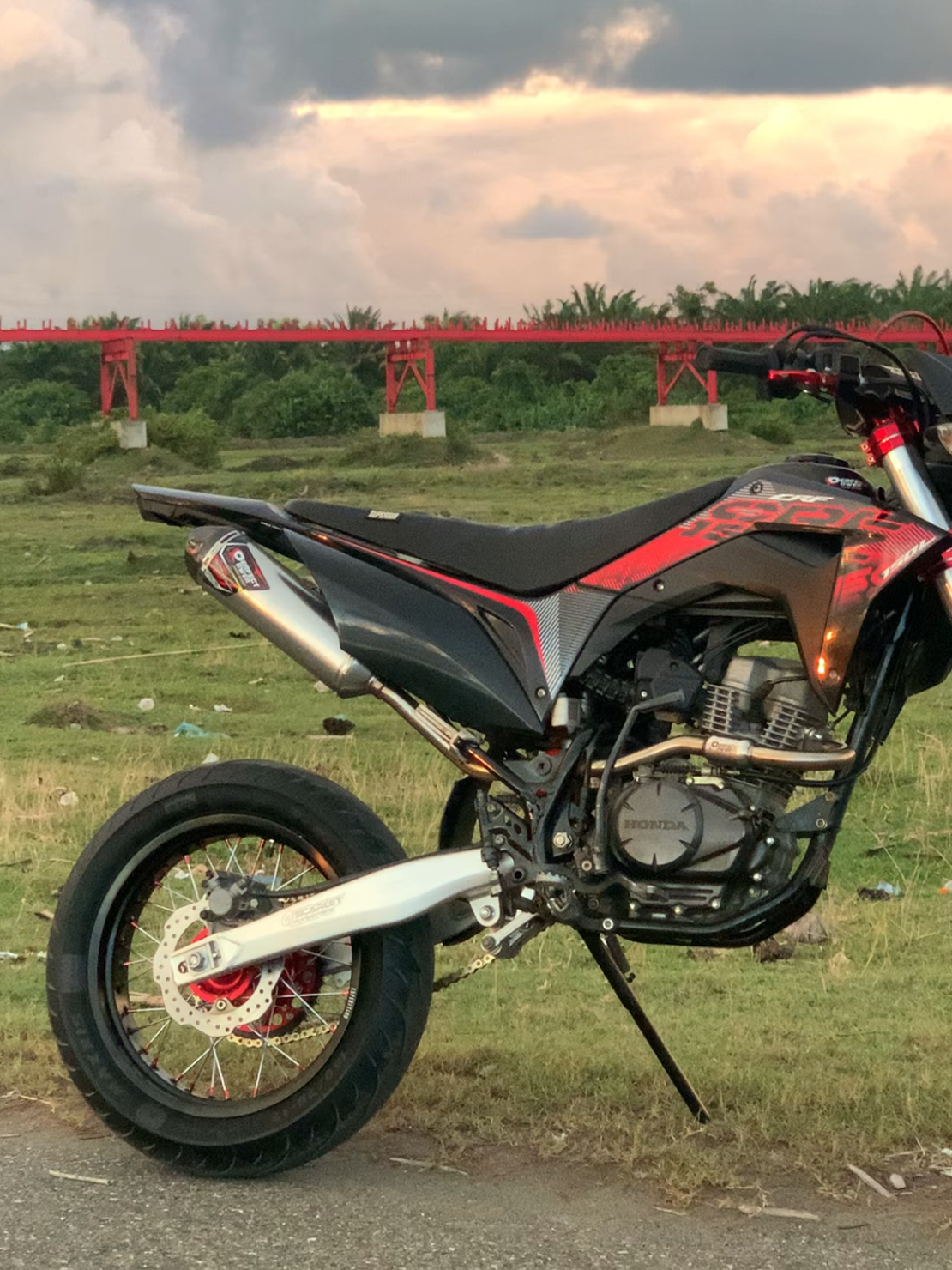 konsep? #crf150l #crf150supermoto #supermoto 