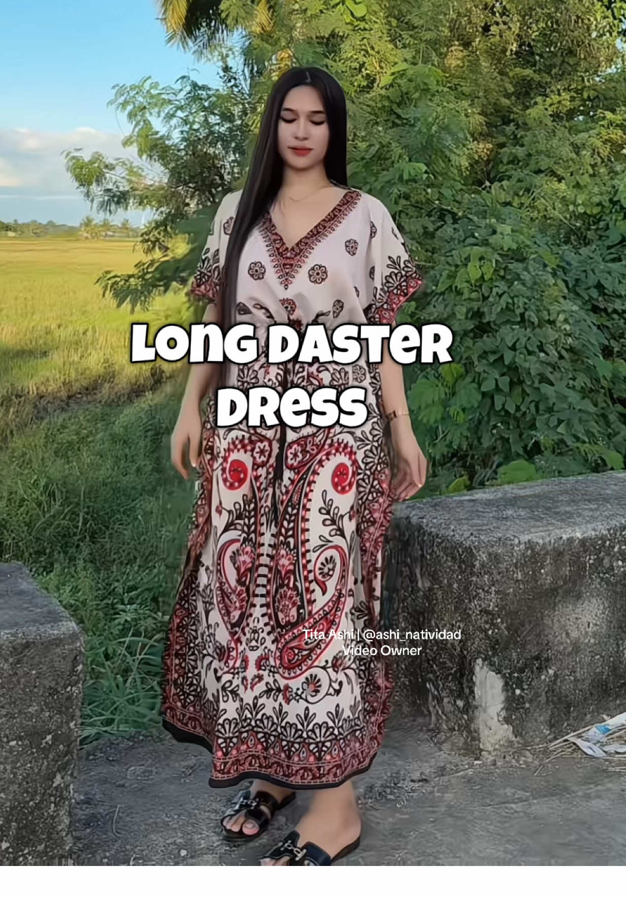 SHOP HERE‼️ @Tita Ashi 🎀 ⬅️ ang ganda mo sa daster! #daster #dasterdress #dasterviral #kaftan #dasterkaftan 