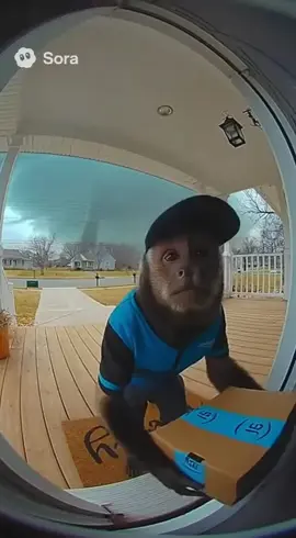 #sora #ai #fyp #tornado #monkey 