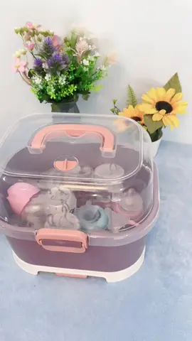 กันฝุ่นกันแมลง พกพาสะดวก⛅️🍼💤#กล่องเก็บขวดนม #กล่องเก็บขวดนมพกพา #กล่องเก็บขวดนมพกพามีหูหิ้วฝาล็อคแน่น #ของใช้เด็ก 