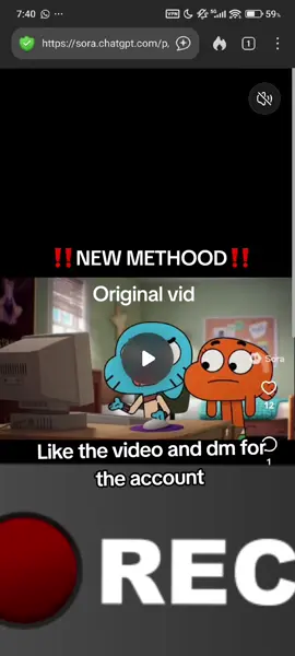 SORA AI 2 GUMBALL BYPASS #sora #sora2 #fyp #bypass #gumball 