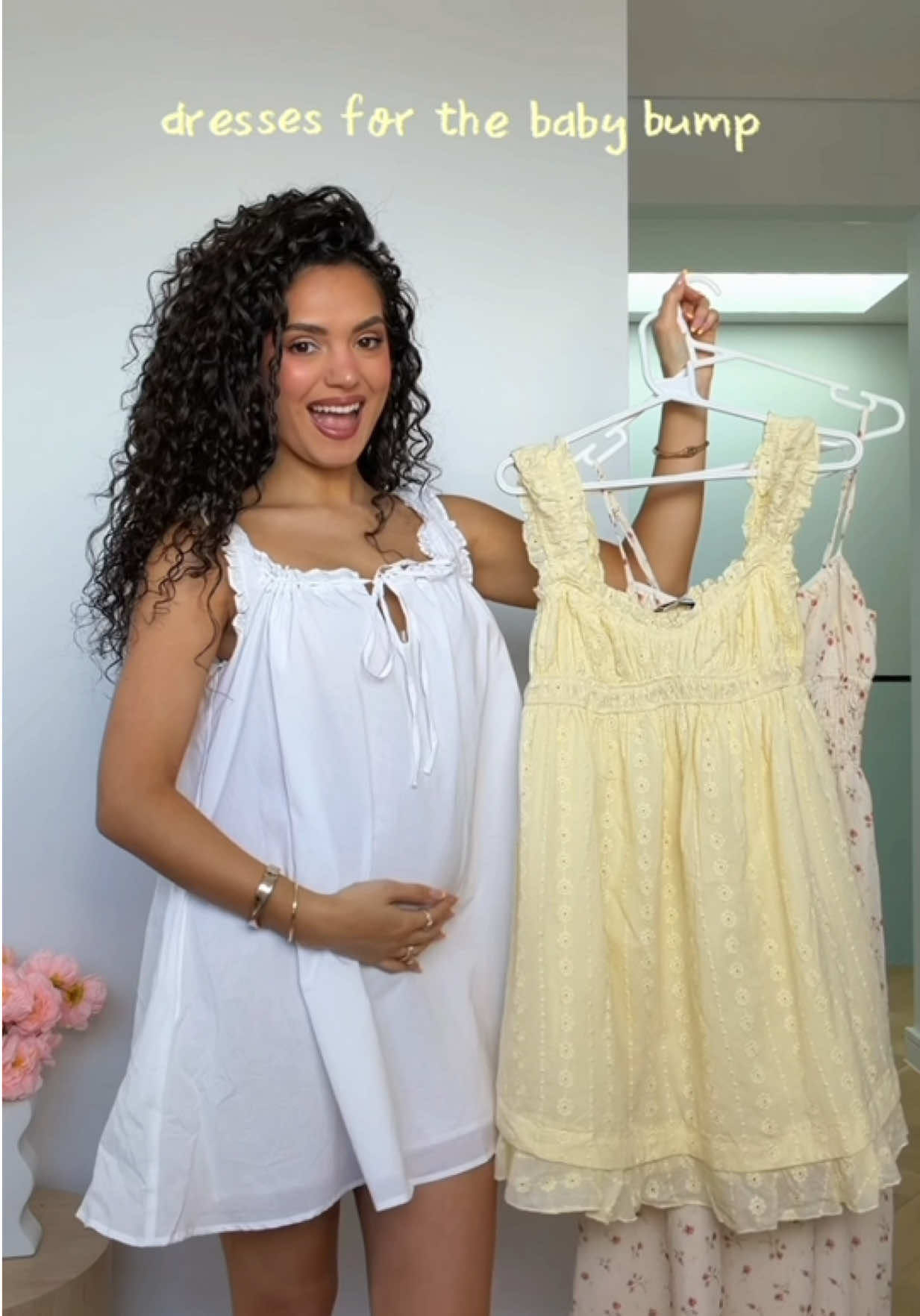 Building my spring/summer maternity wardrobe with @Princess Polly 🌻 Use my code OLIVIAXO for a discount 🫶🏼 #pp_partner 