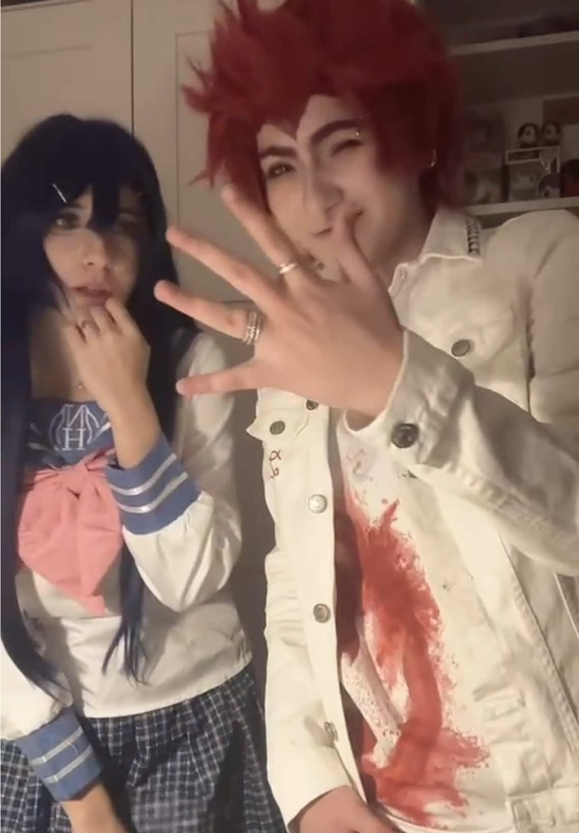 Leosaya🤤🤤🤤 #danagnronpa #leosaya #leonkuwata #sayakamaizono #foryou @ryuseiitaii @kia 