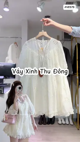 Váy xinh điệu đà tiểu thơ 😘🍂 MSP:  VE579🇯🇵 #váyxinh #vaysendoclothing #osaka  #quầnáoquảngchâu #quần_áo_nữ_sẵn_tại_nhật 