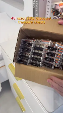 48 sets can keep your razor new and sharp forever. #Razor#dealsforyoudays#Manualrazor#tiktokshopcreatorpicks#Beard