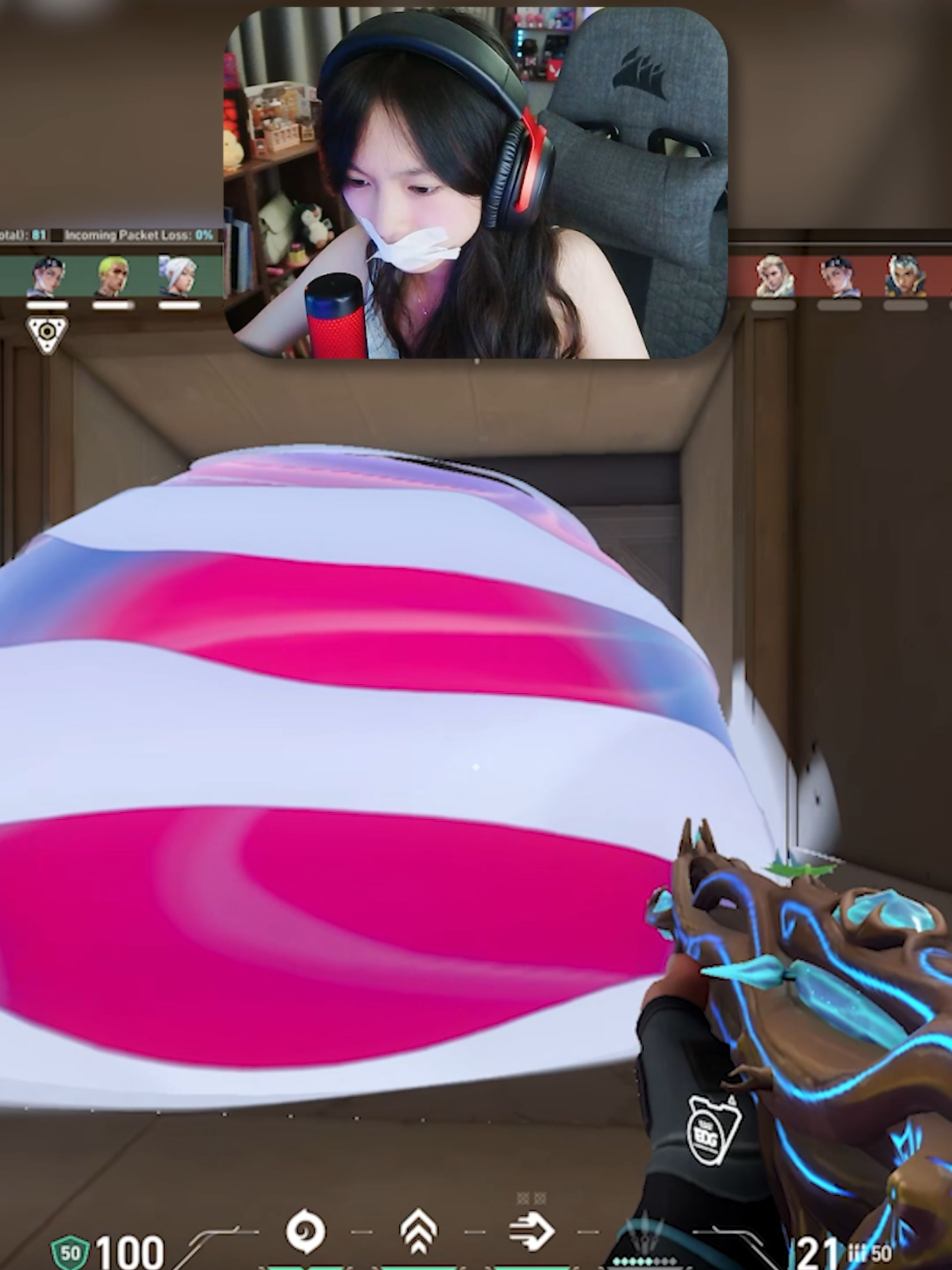 Ngậm mồm tới hết livestream luôn nhưng game không cho phép 😤#Maisann #GamingOnTikTok #Valorant #noisi