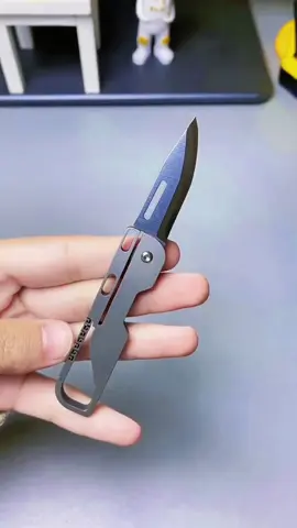 Do you want one?#fyp #hakatoy #keychain #keychainknife #edc #gadget #keychainbusiness #coolgadgets #titaniumkeychain 