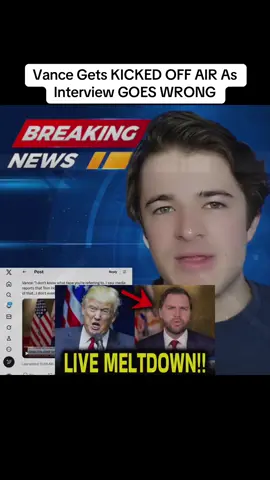 PRAT1: Vance Gets KICKED OFF AIR As Interview GOES WRONG #unitedstates #donaldtrump #america #newyorkcity #breakingnews 
