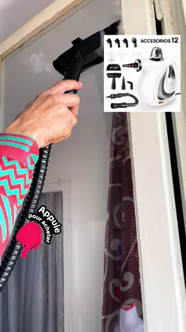 REDHUT Nettoyeur vapeur portable 12 accessoires, haute pression et écologique, désodorisation et désinfection pour la maison, la cuisine et la salle de bain - Fête des Mères #tiktokchop #nettoyeuravapeur #Redhut 