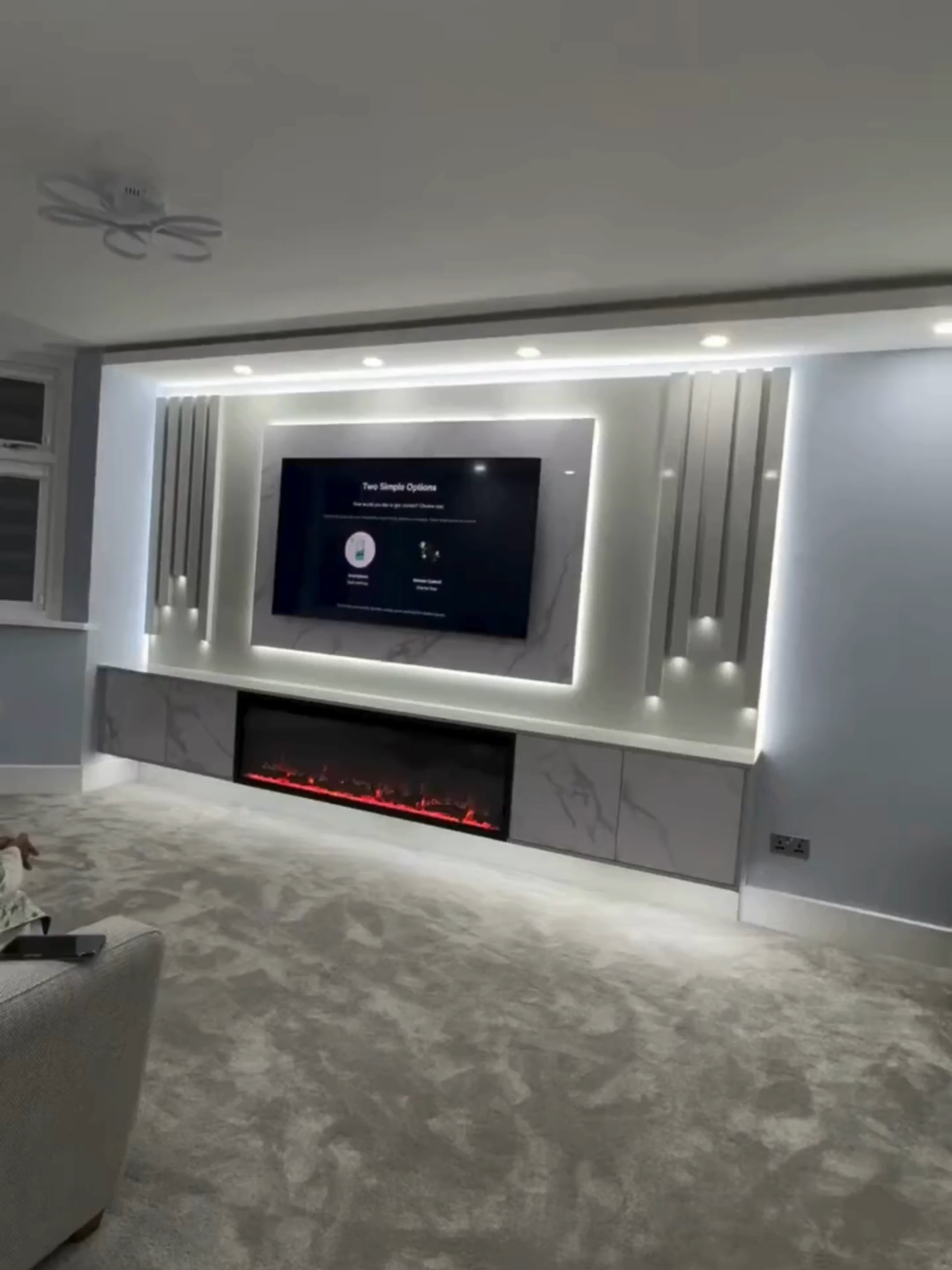 UAE Interior Design | Living Room TV Wall Design | 2025 Trends Discover the latest Living Room TV Wall Design ideas, crafted for modern homes in Dubai and UAE. Featuring luxury marble panels, sleek floating consoles, and dramatic vertical slats — this Modern TV Wall Unit Design 2025 will elevate your living space. Get inspired by top UAE Interior Design trends, perfect for villas, apartments, and luxury spaces. #uaeinteriordesign #tvwallideaslivingroom #TVWallUnitDesign2025 #moderndesign2025 #luxurylivingdubai #interiortrends2025 #DubaiInterior #luxuryinteriors #moderndubaihomes #dreamhomedubai #dxb_uae_dubai💕🥰 #entertainment #trendingdecor #elegantinteriors #floatingtvwall #ledwalldesign