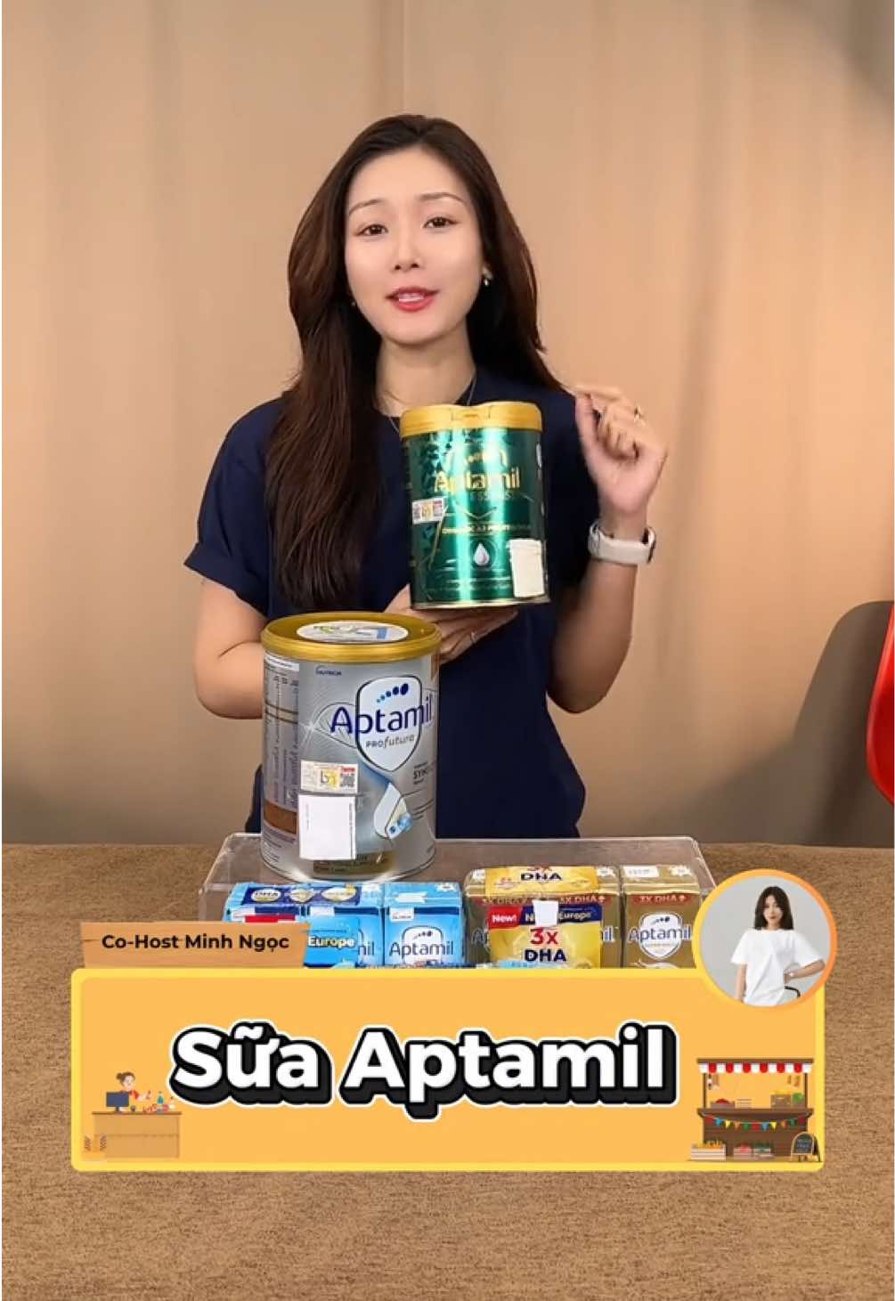 [REVIEW KHÔNG BOOKING] VIDEO REVIEW SỮA APTAMIL Chọn Aptamil – chọn khởi đầu vàng cho bé yêu 💛 Sữa Aptamil Úc – dòng sữa được các mẹ tin dùng tại Úc và nhiều nước trên thế giới 💙 Bổ sung DHA, vitamin, khoáng chất và lợi khuẩn prebiotic giúp bé tiêu hóa khỏe, tăng đề kháng, phát triển trí não toàn diện 🍼 Dòng pha sẵn tiện lợi – mở là dùng ngay, chuẩn c ông thức dinh dưỡng gốc Úc cho mẹ bỉm bận rộn Dòng sữa bột tiết kiệm hơn – dễ pha, dễ bảo quản, phù hợp dùng tại nhà Rất mong quý khách hàng/ khán giả có thể để lại bình luận/ góp ý hay sản phẩm quan tâm nhé. * Chúng tôi nhận hoa hồng từ các nhãn hàng khi bán/ giới thiệu/ trải nghiệm các sản phẩm được liên kết với video này. * #pewpew #taphoapewpew #AptamilUc #SuaAptamil  #TikTokShop