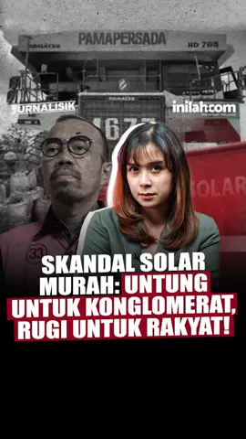 💥 Skandal Solar Murah kembali mencuat dan bikin publik geram! Program yang seharusnya menolong masyarakat justru disebut-sebut menjadi ladang cuan bagi perusahaan besar. Dalam kasus ini, kontrak jual-beli solar nonsubsidi dibanderol dengan harga di bawah bottom price, bahkan di bawah harga pokok penjualan (HPP). Siapakah di balik perusahaan ini? Jaksa mengungkapkan, terdapat 14 perusahaan besar yang diuntungkan dari praktik penjualan solar di bawah harga dasar ini. Salah satu yang menerima keuntungan terbesar adalah PT Pamapersada Nusantara (PAMA) yang menerima keuntungan hampir mencapai Rp1 triliun. Simak selengkapnya di program Jurnalisik di youtube inilah.com #SkandalSolar #SolarMurah #BUMN #Korupsi #erickthohir 
