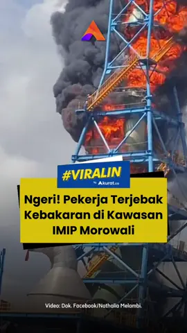 Media Relations Head PT IMIP, Dedy Kurniawan, mengatakan, tim Departemen Occupational Health and Safety PT IMIP telah melakukan investigasi internal. Dia menyebut kebakaran berawal dari aktivitas pekerjaan panas yakni pengelasan dan pemotongan di lantai tiga area konstruksi tabung fiber. Percikan api diduga kuat mengenai terpal pelindung, yang kemudian menimbulkan api. Dedy mengungkapkan, total ada tiga orang pekerja menjadi korban dalam insiden itu. Dua korban lainnya merupakan tenaga kerja asing (TKA) asal China yang mengalami luka bakar ringan dan dirawat di Klinik 2 IMIP. 🎥: Dok. Facebook/Nathalia Melambi. #viral #kebakaran #menarascrubber #sulawesitengah #akuratco