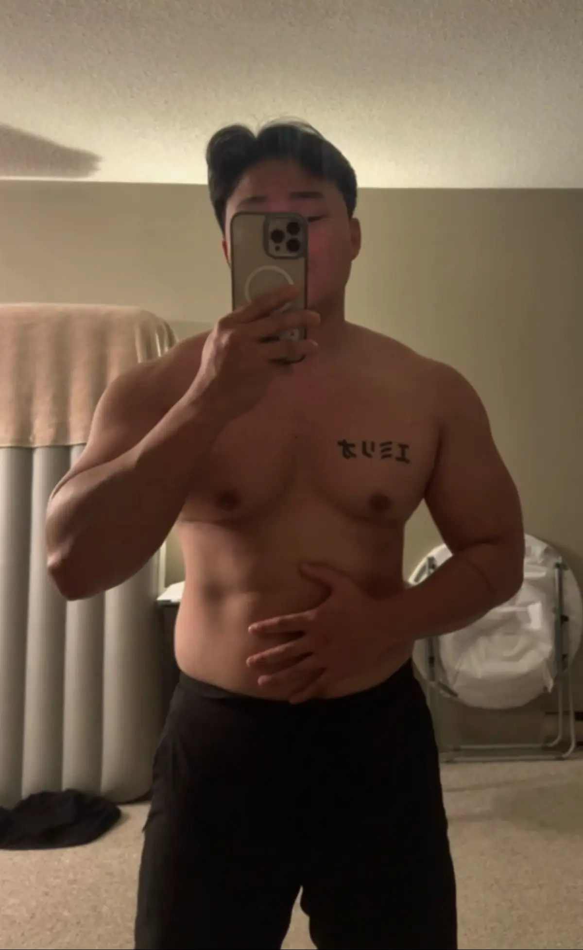 Tataybod no flex vs unting flex  🥱 #fyp #Fitness #NovoDoveCabelos 