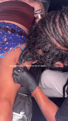 i asked a local guy at  my hostel in sri lanka where  to get a tattoo and he drove me 40 minutes to his village,  where his friend gave me a tattoo for 20$ he bought me dinner and dessert and took me on a tour of the city and wasn’t weird once or asked me to pay for anything (but the tattoo of course)