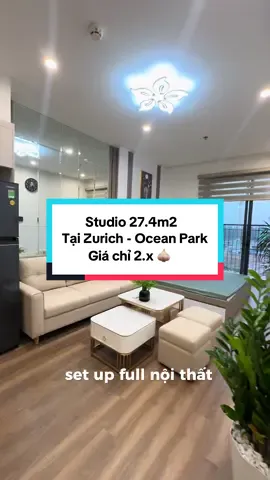 Căn nhỏ nhưng có võ 💪 👉🏻 STUDIO tại Zurich 1 – 27.4m² thông thuỷ 👉🏻 Full nội thất mới cứng như hộp iPhone chưa bóc seal 📦 👉🏻 Sẵn pass, xem nhà 24/24 – muốn coi là có ngay 🚀 👉🏻 Giá 2.x 🧄 📞 Liên hệ em Quỳnh Anh: 0936.468.229 ạ – gọi là có nhà đẹp ngay!  #vinhomesoceanpark #Zurich #Studio #nhadep #dautu  