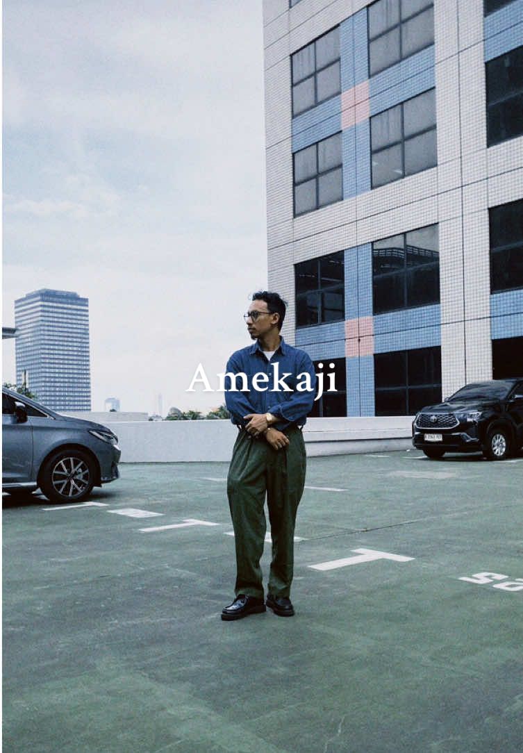 My wife dm me and asked me to do Amekaji style, so nothing better than putting on my @Levi’s denim shirt pair it with a pants from @Karlson Tailor .  Lagi g @FC ??  #dresslikedamien #OOTD #fashiontiktok #fyp #fyppppppppppppppppppppppp 