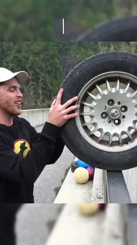 objets vs 400m de haut 😯😯😳😳💥💥#slowmotion #scienceexperiments #bmw #anvil 