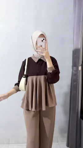 🤎 #oneset #setelanwanita 