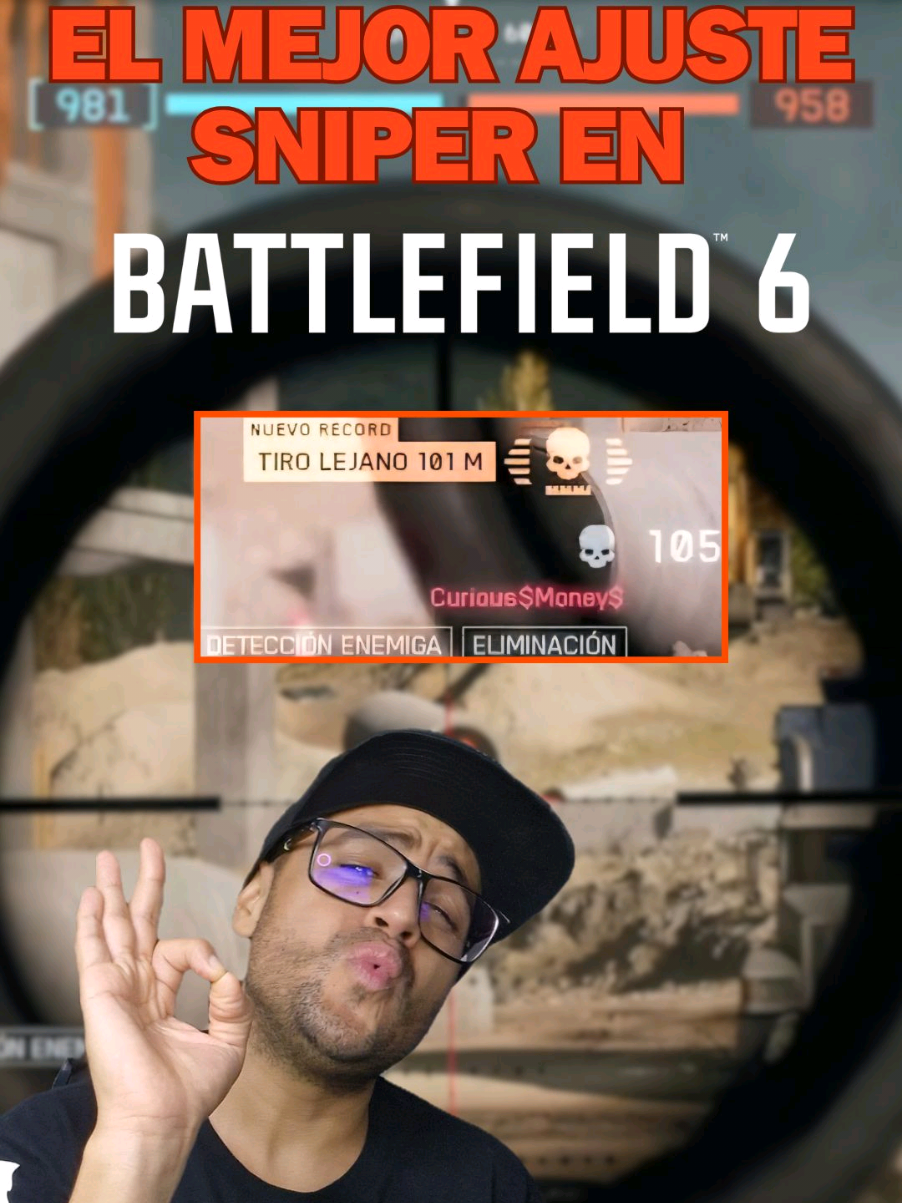 Con este #ajuste serás el #mejor #sniper EN #BATTLEFIELD6 Truco oculto 😉 @Electronic Arts @Battlefield 