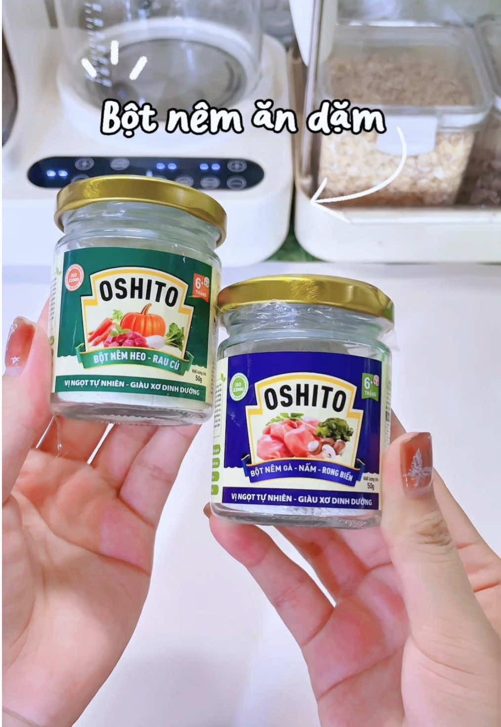 Bé ăn ngon hơn hẳn từ ngày mẹ đổi sang bột nêm Oshito  #botnemandam #oshito #andam #mevabe 